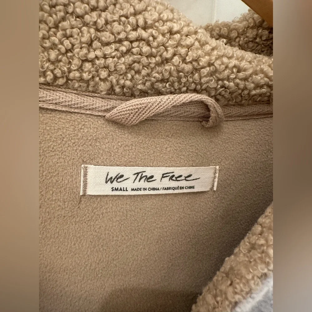 We The Free Tan and White Teddy Jacket - Picture 6 of 6